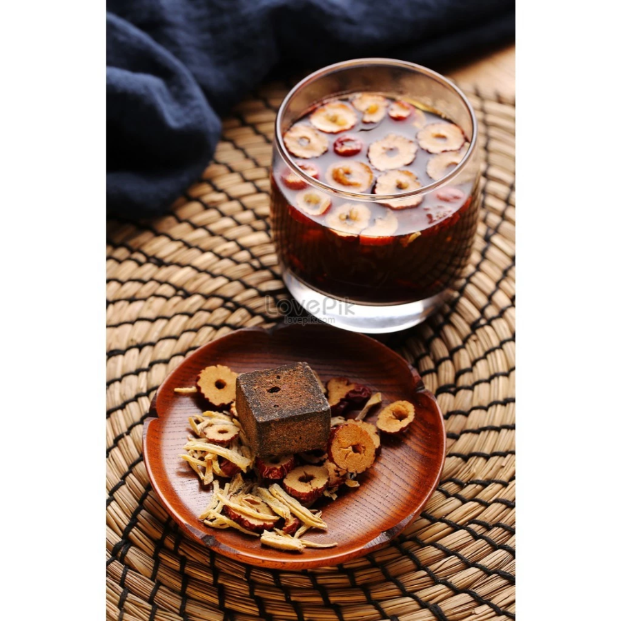 Trà thảo mộc gừng, đường nâu - Ảnh 3