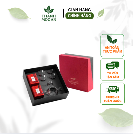 Hộp Quà Bộ Ấm Trà Thuỷ Tinh