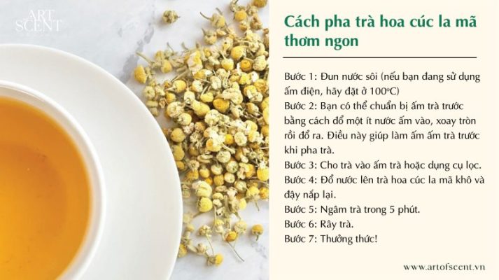 trà hoa cúc la mã